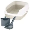 Frisco Open Top Cat Litter Box With Rim, Large & Frisco Plastic Litter Scooper With Caddy -Cat Supplies 947526 MAIN. AC SS1800 V1693602686