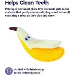 Catstages Dental Banana Cat Chew Toy With Catnip & Catstages Fresh Breath Mint Stick Cat Chew Toy 14 Catstages Dental Banana Cat Chew Toy With Catnip & Catstages Fresh Breath Mint Stick Cat Chew Toy -Cat Supplies 962038 PT3. AC SS1800 V1694783953