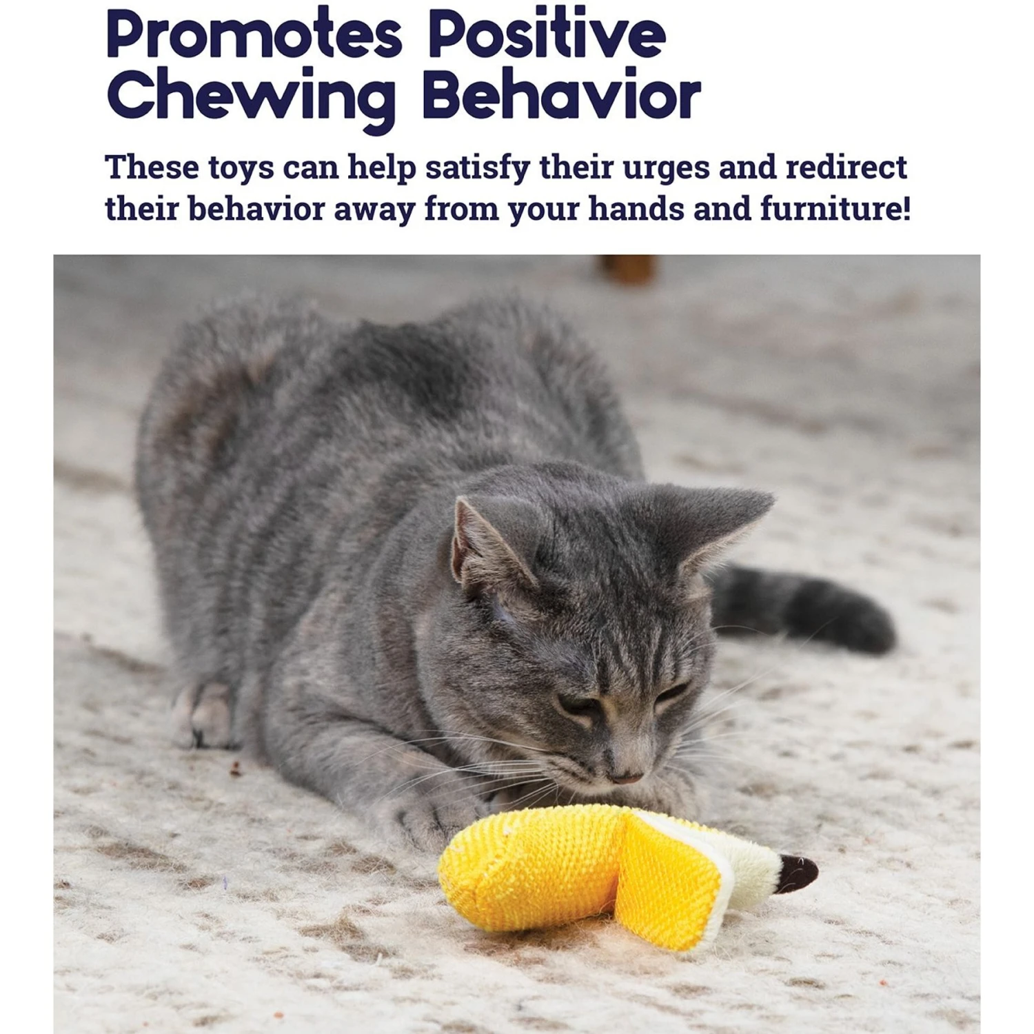 Catstages Dental Banana Cat Chew Toy With Catnip & Catstages Fresh Breath Mint Stick Cat Chew Toy 7 Catstages Dental Banana Cat Chew Toy With Catnip & Catstages Fresh Breath Mint Stick Cat Chew Toy - Image 5