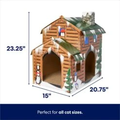 Frisco Holiday Log Cabin Cardboard Cat House & Frisco Holiday Christmas Tree Cardboard Cat House 13 Frisco Holiday Log Cabin Cardboard Cat House & Frisco Holiday Christmas Tree Cardboard Cat House -Cat Supplies 986238 PT2. AC SS1800 V1698258055
