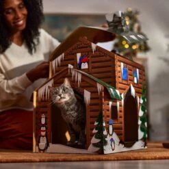 Frisco Holiday Log Cabin Cardboard Cat House & Frisco Holiday Christmas Tree Cardboard Cat House 15 Frisco Holiday Log Cabin Cardboard Cat House & Frisco Holiday Christmas Tree Cardboard Cat House -Cat Supplies 986238 PT4. AC SS1800 V1698257790