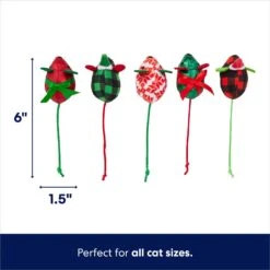 Frisco Holiday Santa Hat & Mistletoe Cat Tracks Cat Toy & Frisco Holiday Mice Cat Toy With Catnip, 5 Count 16 Frisco Holiday Santa Hat & Mistletoe Cat Tracks Cat Toy & Frisco Holiday Mice Cat Toy With Catnip, 5 Count -Cat Supplies 986278 PT6. AC SS1800 V1698258116