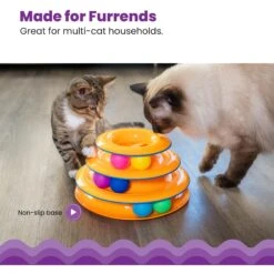 Catstages Tower Of Tracks Cat Toy, 3 Count -Cat Supplies 98978 PT3. AC SS1800 V1646790988
