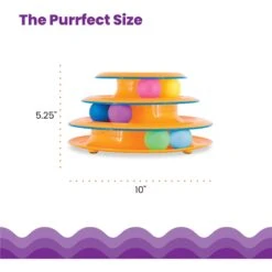 Catstages Tower Of Tracks Cat Toy, 3 Count -Cat Supplies 98978 PT4. AC SS1800 V1682521185