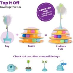 Catstages Tower Of Tracks Cat Toy, 3 Count -Cat Supplies 98978 PT5. AC SS1800 V1646764912