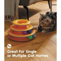 Catstages Tower Of Tracks Cat Toy, 3 Count -Cat Supplies 98978 PT8. AC SS1800 V1646767907